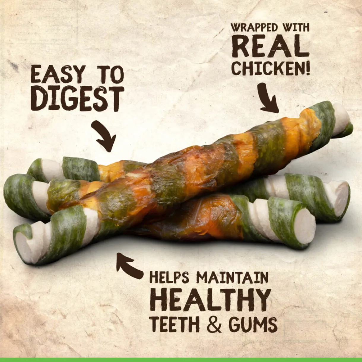 Better than Rawhide Twists Mint Flavour 12 pack