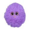 Bud'Z 3 Layer Fluffy Ball Purple Plush Dog Toy Large 7"