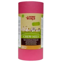 Colourful Cardboard Chew-nels with Nesting material - Medium