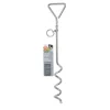 Cork-Screw Tie-Out Stake Chrome-Plated 9mmx40cm