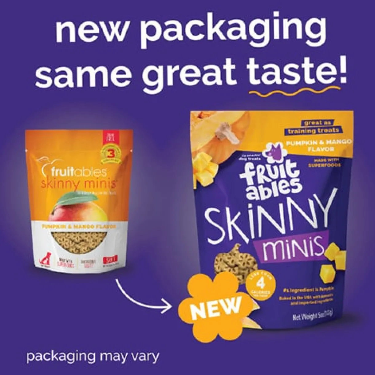 Fruitables Skinny Minis Pumpkin & Mango 5oz