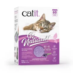 Go Natural! Pea Husk Clumping Cat Litter Lavender 5.6kg