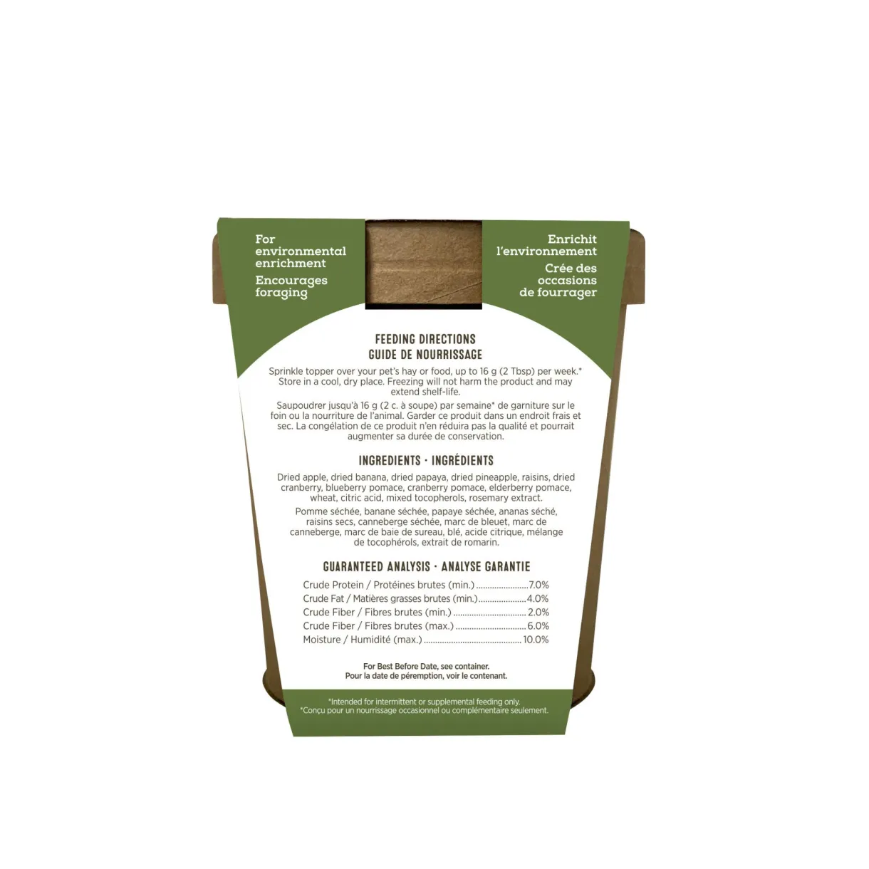Green Gourmet Toppers - Fruit Medley - 215 g (7.6 oz)