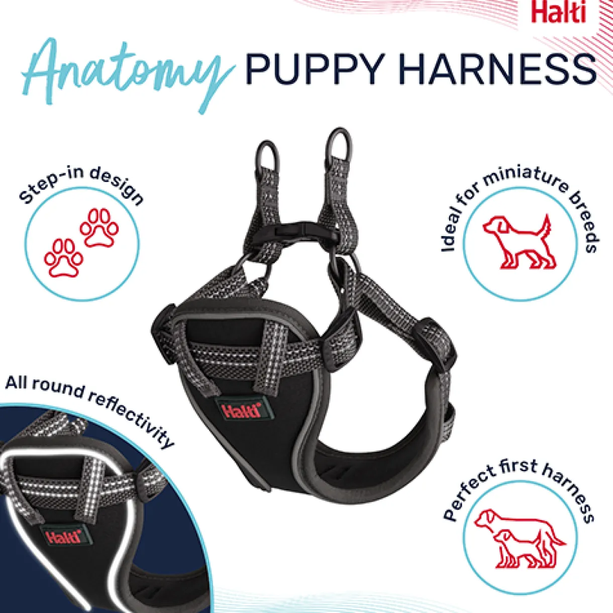 Halti Anatomy Puppy Harness