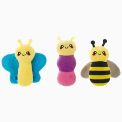 Hugsmart Fuzzy Friendz Puppy Garden Little Insects 3pk