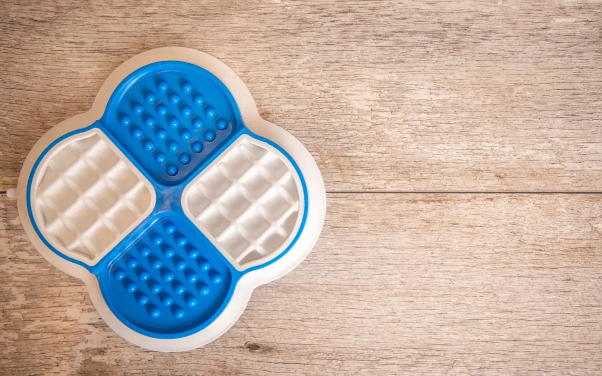 Lick Tray - Blue/White