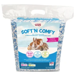 Living World Soft 'N Comfy Paper Bedding - 56 L (3400 cu in) - Bi-Colour