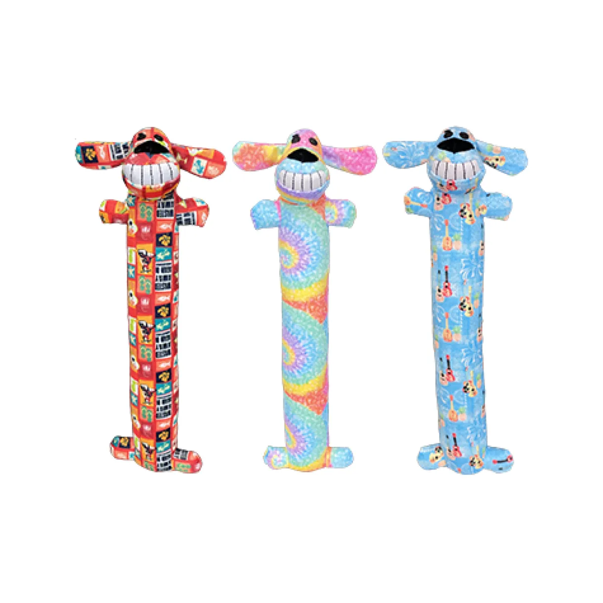 Margaritaville Loofa Dog Assorted 12" Dog Toy