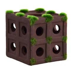 Mossy Shrimp Cubes 2.5" Aquarium Ornament