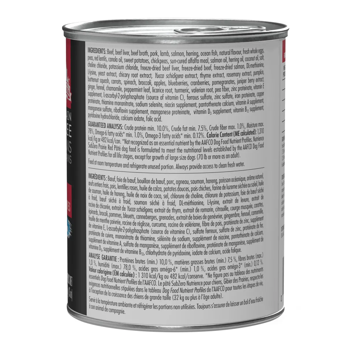 Nutrience Grain Free Subzero Pâté Prairie Red 369g