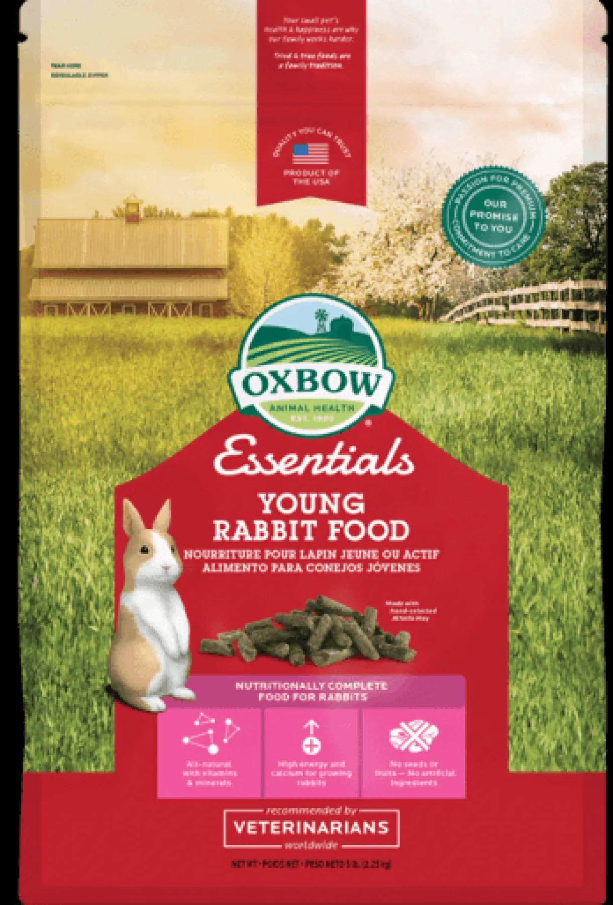 Oxbow Essentials Young Rabbit Food 11.34kg