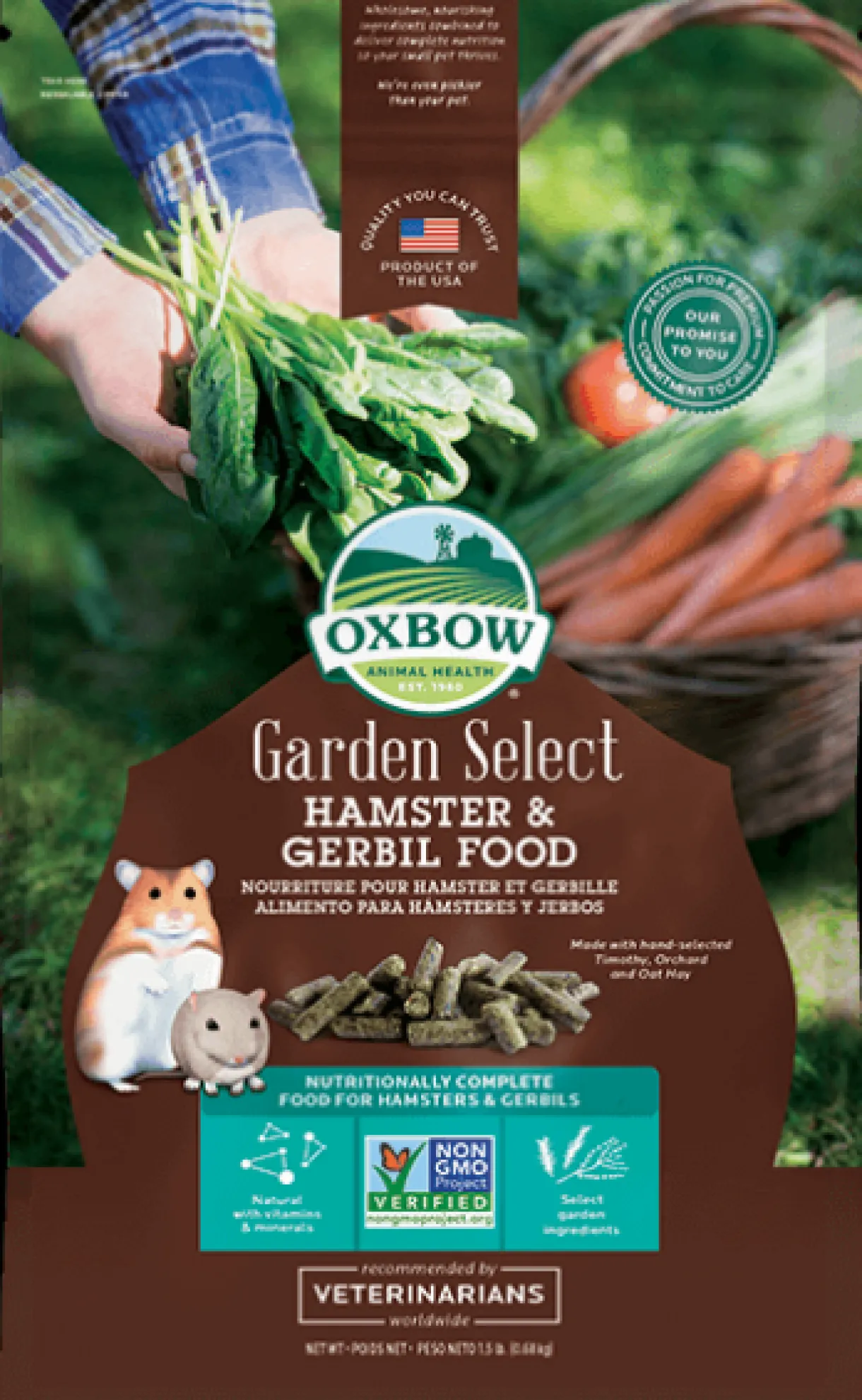 Oxbow Garden Select Hamster & Gerbil 1.5lb