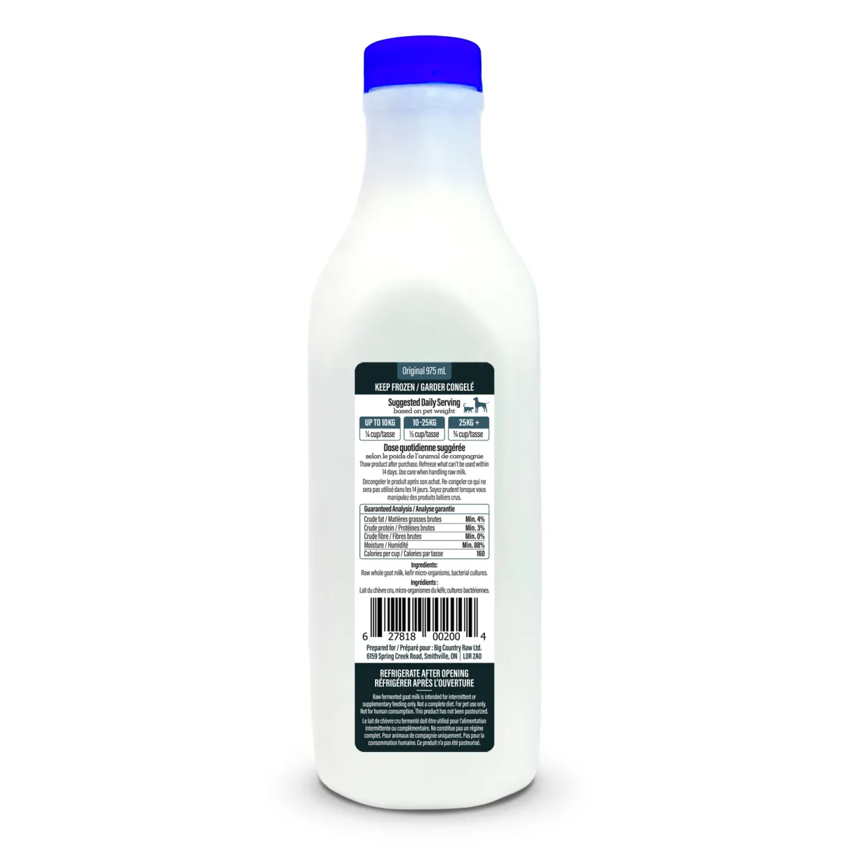 Raw Goat Milk - 975ml