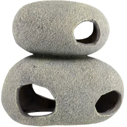 Two Stone Cichlid or Pleco Cave Aquarium Ornament