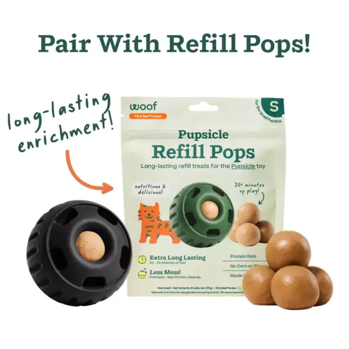 Woof Pupsicle Power Chewer Small