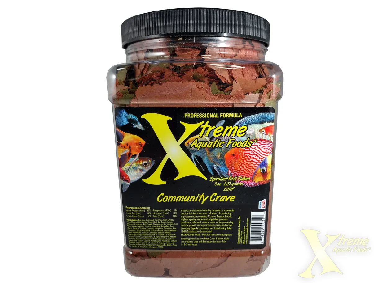 Xtreme Community Crave - Krill/Spirulina Flakes 224g