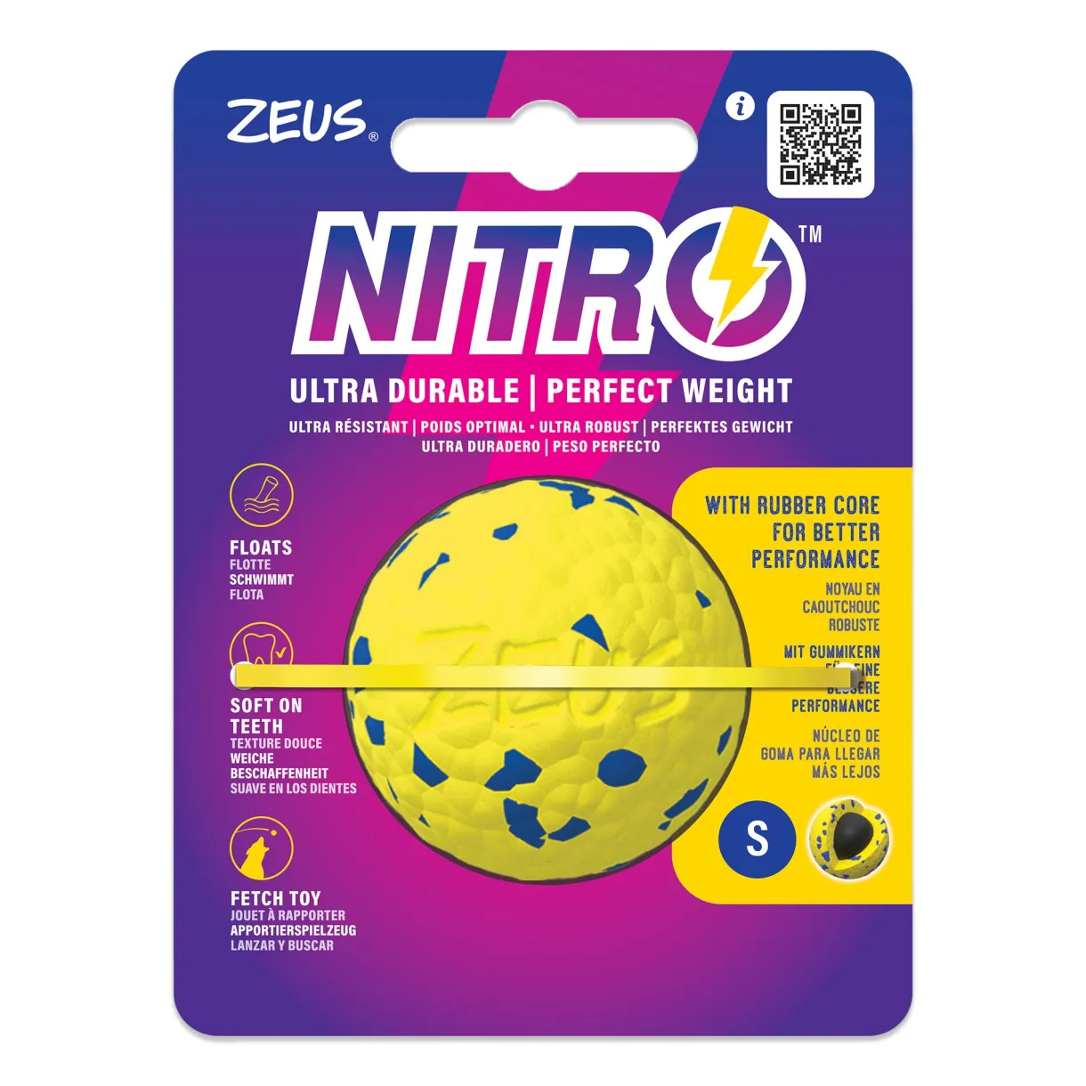 Zeus Nitro Weighted Ball Small 5cm (2")